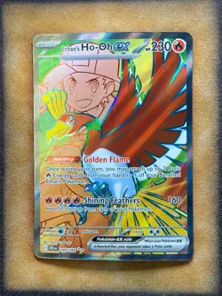 Pokemon Ethan's Ho-Oh ex 209/182 SV10 Destined Rivals Full Art Ultra Rare NM - Image 1