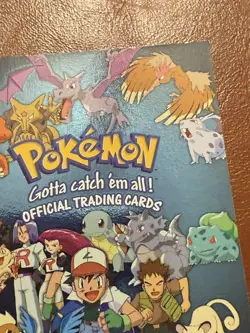 1999 Topps Pokemon Series 1 TV Animation Silver Foil Checklist Blue Logo NNO - Image 3
