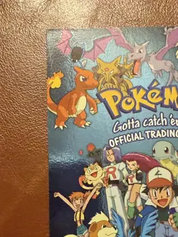 1999 Topps Pokemon Series 1 TV Animation Silver Foil Checklist Blue Logo NNO - Image 5