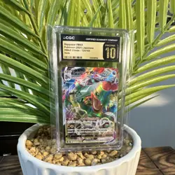 Pokemon Rayquaza VMAX CGC Pristine 10 Holo Japanese VMAX Climax 120/184 - Image 1