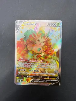 Pokemon Company Leafeon V 167/203 Evolving Skies Ultra Rare Holo Full Art NM - Image 3