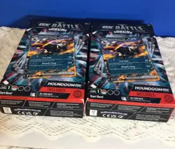 Set Of 2 Pokemon TCG Houndoom Ex Battle Deck Brand New - Image 2