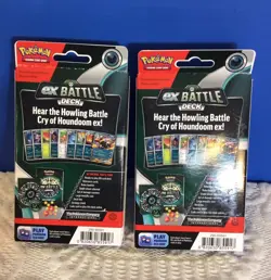 Set Of 2 Pokemon TCG Houndoom Ex Battle Deck Brand New - Image 4