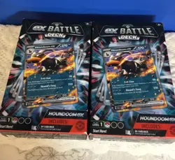 Set Of 2 Pokemon TCG Houndoom Ex Battle Deck Brand New - Image 5