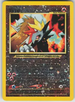 Pokemon TCG Entei Promo WoTC Promo 34/53 - Image 1