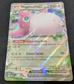 Wigglytuff ex 040/165 Holo English Rare Scarlet Violet 151 | NM/MT | Pokemon TCG - Image 1
