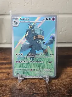 Pokemon TCG Golurk 123/086 Illustration Rare Sv: Black Bolt - Image 1