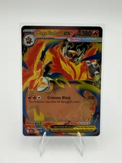 Mega Emboar ex #035 ME: Mega Evolution Promo Pokemon NM - Image 1