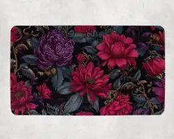 MTG Playmat | Gothic Floral Themed Playmat | Unofficial MTG Playmat - Image 1