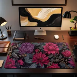 MTG Playmat | Gothic Floral Themed Playmat | Unofficial MTG Playmat - Image 2