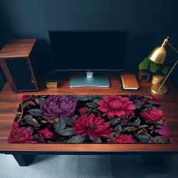 MTG Playmat | Gothic Floral Themed Playmat | Unofficial MTG Playmat - Image 3