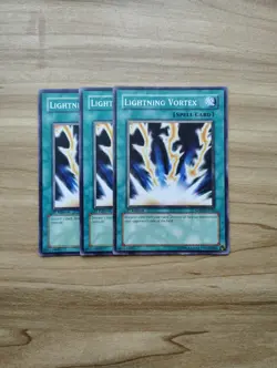 Yu-Gi-Oh! - Lightning Vortex - 3X - Full Playset - Image 1