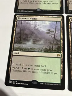 Llanowar Wastes Magic M15 Mixed Playset Of 4 MTG #248 - Image 5