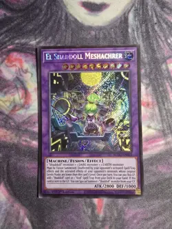 YUGIOH x1 BLGG-EN022 EL SHADDOLL MESHACHRER - SECRET RARE 1st EDITION - Image 1