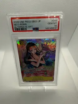 Nico Robin (055) (Alternate Art) EB03-055 JP PSA 10 - Image 3