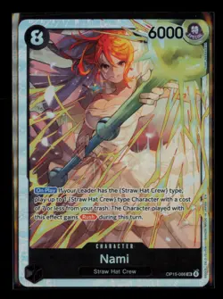 Nami OP15-086 SR Adventure on Kami's Island NM/M One Piece - Image 1
