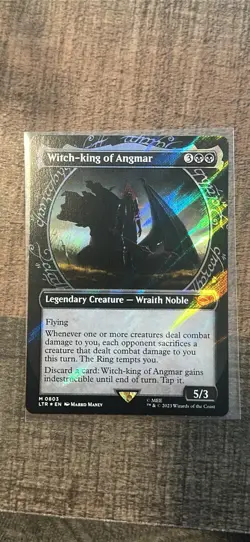 Witch-king of Angmar, M 0803, NM Surge Foil, MTG LotR Lord Rings LTR - Image 1