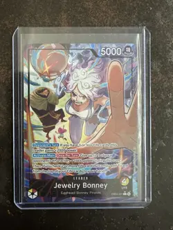 Op15 ENG En card Eb04-001 Jewelry Bonney Leader Alt art alternative One Piece - Image 1