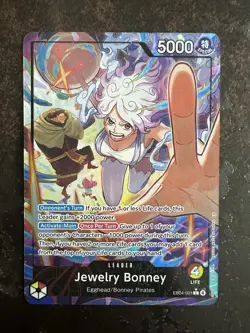 Op15 ENG En card Eb04-001 Jewelry Bonney Leader Alt art alternative One Piece - Image 2