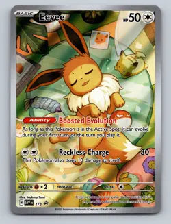 Pokemon TCG Eevee Holo Promo SV: Scarlet & Violet Promo Cards 173 - Image 1