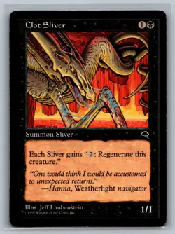 Magic The Gathering Tempest Clot Sliver MTG TCG CCG - Image 1