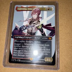 Lightning, Army of One (0400) (Borderless) Final Fantasy Regular - Image 1