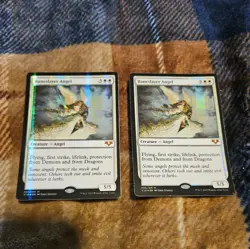 Magic 2011 Baneslayer Angel - Foil x1 Moderate Play, English Magic Mtg M:tG - Image 1
