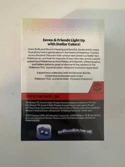 Pokemon Prismatic Evolutions Booster Bundle Brand New Sealed - Image 1