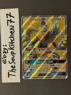 Zeraora GX 201 214 Lost Thunder Holo Full Art Pokemon Card NM - Image 1