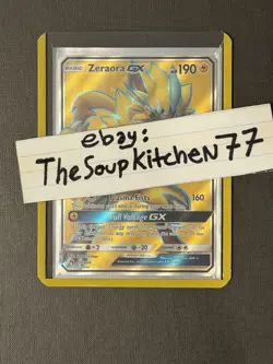 Zeraora GX 201 214 Lost Thunder Holo Full Art Pokemon Card NM - Image 3