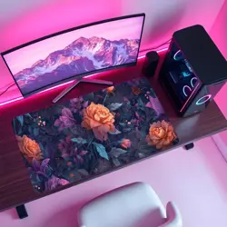 MTG Playmat | Dark Floral Themed Playmat | Unofficial MTG Playmat - Image 4
