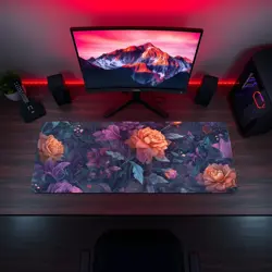 MTG Playmat | Dark Floral Themed Playmat | Unofficial MTG Playmat - Image 5