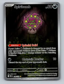Pokemon TCG Spiritomb Holo Illustration Rare ME01: Mega Evolution 148/132 - Image 1