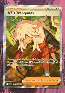 Pokemon: ME04: Chaos Rising: Holofoil AZ's Tranquility (106/086): LP Condition - Image 1