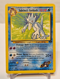 Sabrina's Golduck 30/132 Rare Unlimited Gym Challenge Pokemon 1877 - Image 1