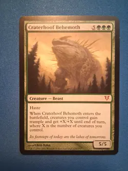 Craterhoof Behemoth Avacyn Restored NM Magic MTG - Image 1