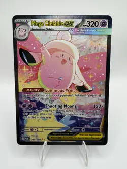 Mega Clefable EX 119/088 Full Art Holo English Pokemon TCG - Image 1