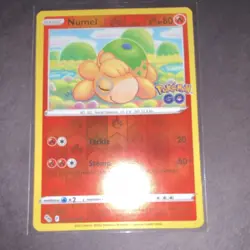 Pokemon TCG Numel 013/078 Pokemon GO Reverse Holo Common Basic ditto - Image 1