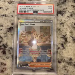 2024 POKEMON SURGING SPARKS SIR JASMINE'S GAZE 245/191 PSA 9 - Image 1