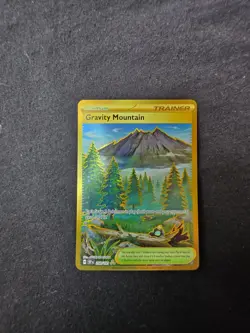 The Pokemon Company Gravity Mountain 250/191 Hyper Rare Holo Surging Sparks EN - Image 1