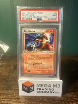 2004 Pokemon World Championships Promo Blaziken Ex #89 MINT PSA 9 Stamp Non Holo - Image 1