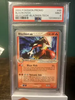 2004 Pokemon World Championships Promo Blaziken Ex #89 MINT PSA 9 Stamp Non Holo - Image 2