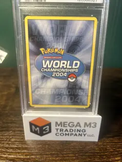 2004 Pokemon World Championships Promo Blaziken Ex #89 MINT PSA 9 Stamp Non Holo - Image 5
