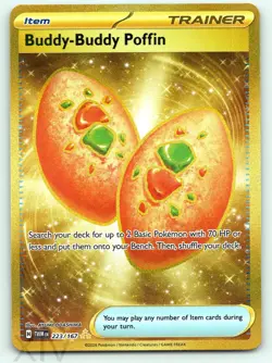 Buddy-Buddy Poffin 223/167 Pokemon Twilight Masquerade Hyper Rare - Image 1