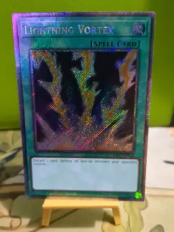 Lightning Vortex Platinum Secret Rare Card RA03-EN148 Lightly Played 1st - Image 1