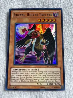 1x (LP) Blackwing - Hillen the Tengu-Wind EXVC-EN008 Super Unlimited LP Clean - Image 1