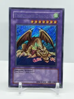 Yugioh Thousand Dragon MRD-143 Metal Raiders Unlimited Edition Secret Rare - Image 1