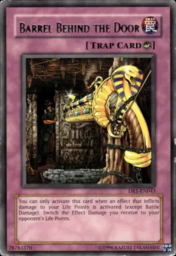 Barrel Behind The Door - Rare DR1-EN043 - HP - YuGiOh - Image 1