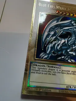 Yu-Gi-Oh Blue-Eyes White Dragon MAGO-EN001 Maximum Gold Rare MP - 0022 - Image 4