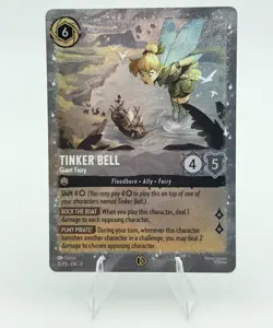 Disney Lorcana Tinker Bell Giant Fairy 11/P3 Promo Foil NM Fabled - Image 1